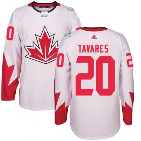 Wholesale Cheap Team CA. #20 John Tavares White 2016 World Cup Stitched NHL Jersey