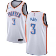 Wholesale Cheap Nike Thunder #3 Chris Paul White NBA Swingman Association Edition Jersey