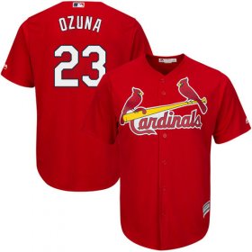 Wholesale Cheap Cardinals #23 Marcell Ozuna Red Cool Base Stitched Youth MLB Jersey