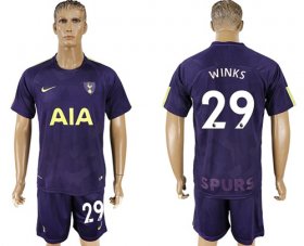 Wholesale Cheap Tottenham Hotspur #29 Winks Sec Away Soccer Club Jersey