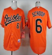 Wholesale Cheap Orioles #6 Jonathan Schoop Orange Cool Base Stitched MLB Jersey