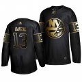 Wholesale Cheap Adidas Islanders #13 Mathew Barzal Men's 2019 Black Golden Edition Authentic Stitched NHL Jersey