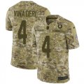 Wholesale Cheap Nike Colts #4 Adam Vinatieri Camo Youth Stitched NFL Limited 2018 Salute to Service Jersey