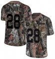 Wholesale Cheap Nike Colts #28 Marshall Faulk Camo Men's Stitched NFL Limited Rush Realtree Jersey