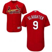 Wholesale Cheap Cardinals #9 Enos Slaughter Red Flexbase Authentic Collection Stitched MLB Jersey