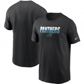 Wholesale Cheap Carolina Panthers Nike Split T-Shirt Black
