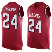 Wholesale Cheap Nike Falcons #24 Devonta Freeman Red Team Color Men's Stitched NFL Limited Tank Top Jersey