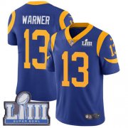 Wholesale Cheap Nike Rams #13 Kurt Warner Royal Blue Alternate Super Bowl LIII Bound Men's Stitched NFL Vapor Untouchable Limited Jersey