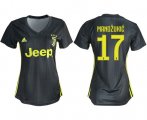 Wholesale Cheap Women's Juventus #17 Mandzukic Third Soccer Club Jersey