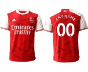 Wholesale Cheap Men 2020-2021 club Arsenal home aaa version customized red Soccer Jerseys
