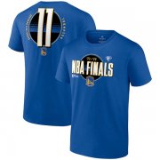 Wholesale Cheap Men's Golden State Warriors #11 Klay Thompson 2022 Royal NBA Finals Name & Number T-Shirt