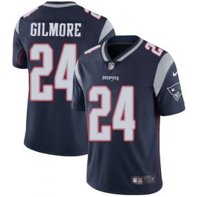 Wholesale Cheap Nike Patriots #24 Stephon Gilmore Navy Blue Team Color Men\'s Stitched NFL Vapor Untouchable Limited Jersey