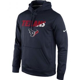 Wholesale Cheap Houston Texans Nike Kick Off Staff Performance Pullover Hoodie Navy