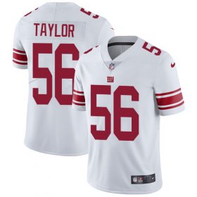 Wholesale Cheap Nike Giants #56 Lawrence Taylor White Men\'s Stitched NFL Vapor Untouchable Limited Jersey