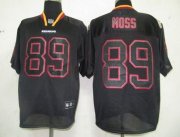 Wholesale Cheap Redskins #89 Santana Moss Lights Out Black Stitched NFL Jersey
