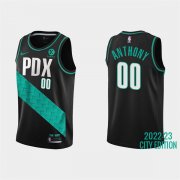 Wholesale Cheap Men's Portland Trail Blazers Active Player Custom 2022-23 Black City Edition Stitched Basketball Jersey