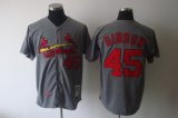 Wholesale Cheap Mitchell And Ness 1967 Cardinals #45 Bob Gibson Grey Stitched Throwback MLB Jersey