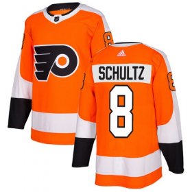 Wholesale Cheap Adidas Flyers #8 Dave Schultz Orange Home Authentic Stitched Youth NHL Jersey
