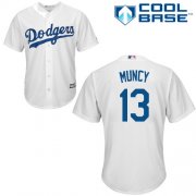 Wholesale Cheap Dodgers #13 Max Muncy White New Cool Base Stitched MLB Jersey