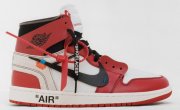 Wholesale Cheap Off White x Air Jordan 1(I) Shoes Chicago Red/Black-White
