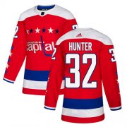 Wholesale Cheap Adidas Capitals #32 Dale Hunter Red Alternate Authentic Stitched NHL Jersey