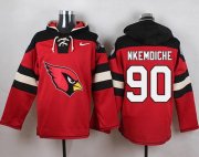 Wholesale Cheap Nike Cardinals #90 Robert Nkemdiche Red Player Pullover NFL Hoodie