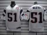 Wholesale Cheap Patriots #51 Jerod Mayo White Stitched NFL Jersey