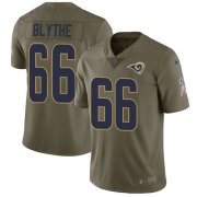 Wholesale Cheap Nike Rams #66 Austin Blythe Olive Youth Stitched NFL Limited 2017 Salute To Service Jersey