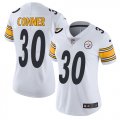 Wholesale Cheap Nike Steelers #30 James Conner White Women's Stitched NFL Vapor Untouchable Limited Jersey
