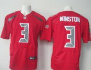 Wholesale Cheap Nike Buccaneers #3 Jameis Winston Red Men's Stitched NFL Elite Rush Jersey