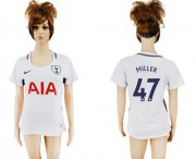 Wholesale Cheap Women's Tottenham Hotspur #47 Miller Home Soccer Club Jersey