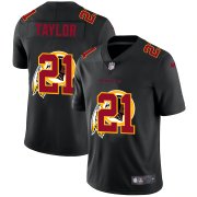 Cheap Washington Redskins #21 Sean Taylor Men's Nike Team Logo Dual Overlap Limited NFL Jersey Black