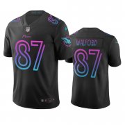 Wholesale Cheap Miami Dolphins #87 Clive Walford Black Vapor Limited City Edition NFL Jersey