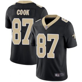 Wholesale Cheap Nike Saints #87 Jared Cook Black Team Color Men\'s Stitched NFL Vapor Untouchable Limited Jersey
