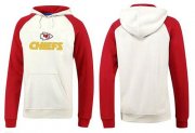 Wholesale Cheap Kansas City Chiefs Authentic Logo Pullover Hoodie White & Red
