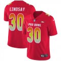 Wholesale Cheap Nike Broncos #30 Phillip Lindsay Red Men's Stitched NFL Limited AFC 2019 Pro Bowl Jersey