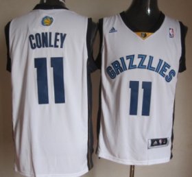 Wholesale Cheap Memphis Grizzlies #11 Mike Conley Revolution 30 Swingman White Jersey