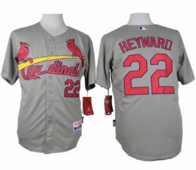 Wholesale Cheap Cardinals #22 Jason Heyward Grey Cool Base Stitched MLB Jersey
