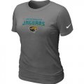 Wholesale Cheap Women's Nike Jacksonville Jaguars Heart & Soul NFL T-Shirt Dark Grey
