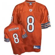 Wholesale Cheap Bears #8 Rex Grossman Orange Stitched NFL Jersey