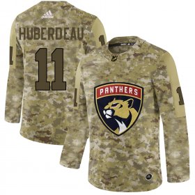 Wholesale Cheap Adidas Panthers #11 Jonathan Huberdeau Camo Authentic Stitched NHL Jersey