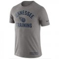 Wholesale Cheap Men's Tennessee Titans Nike Heathered Gray Training Performance T-Shirt