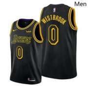 Wholesale Cheap Men Lakers Russell Westbrook 2021 trade black mamba inspired jersey