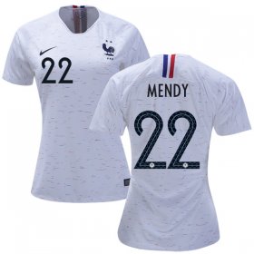 Wholesale Cheap Women\'s France #22 Mendy Away Soccer Country Jersey