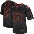 Wholesale Cheap Nike 49ers #80 Jerry Rice Black Men's Stitched NFL Elite Camo Fashion Jersey