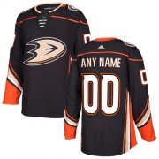 Wholesale Cheap Men's Adidas Ducks Personalized Authentic Black Home NHL Jersey