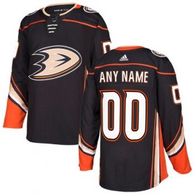 Wholesale Cheap Men\'s Adidas Ducks Personalized Authentic Black Home NHL Jersey