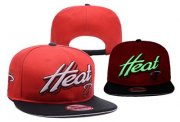 Wholesale Cheap NBA Miami Heats Adjustable Snapback Hat YD160627122