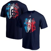 Wholesale Cheap Boston Red Sox #16 Andrew Benintendi Majestic 2019 Spring Training Big & Tall Name & Number T-Shirt Navy