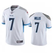 Wholesale Cheap Men's Tennessee Titans #7 Malik Willis White Vapor Untouchable Stitched Jersey